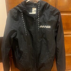Vans sz M Black Raincoat/ Windbreaker
